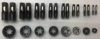 TAURISH NPT National Pipe Thread Tap and Dies Set - 8 Size 1/8