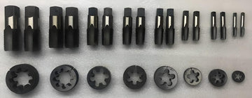 TAURISH NPT National Pipe Thread Tap and Dies Set - 8 Size 1/8" - 1/4" - 3/8" - 1/2" - 5/8" - 3/4" - 7/8" - 1" Taps and Dies Complete Boxed