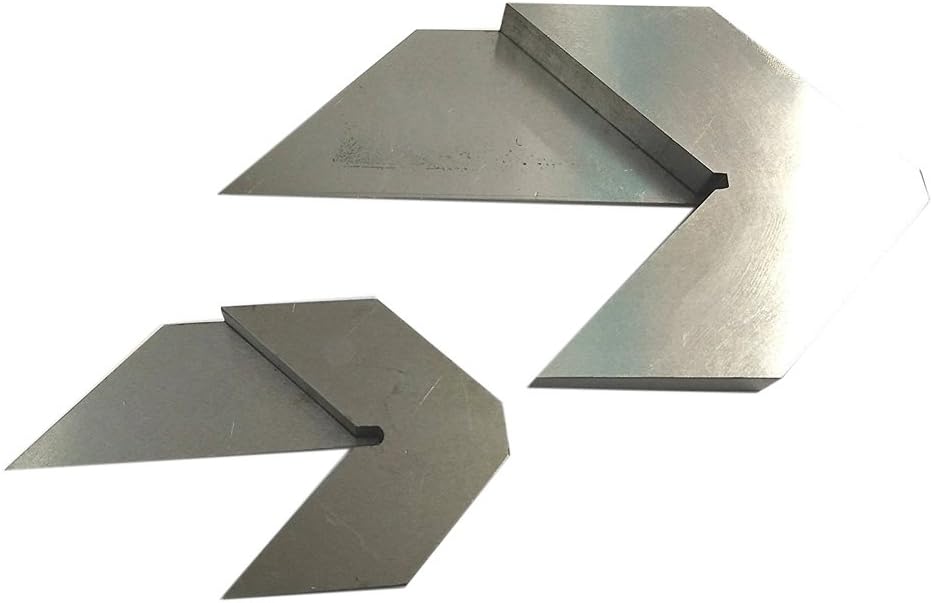 AI 1/2" & 3" Centering Square Finder Set - CTR1 & CTR3, 2-Piece Set, Grey, Tool Steel, Single piece steel construction, 3" length