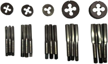 HSS 26 TPI CYCLE BSB BSCY TAP DIE SET 1/4" - 1/2" HARD TO FIND 24 PCS SET - HSS SET