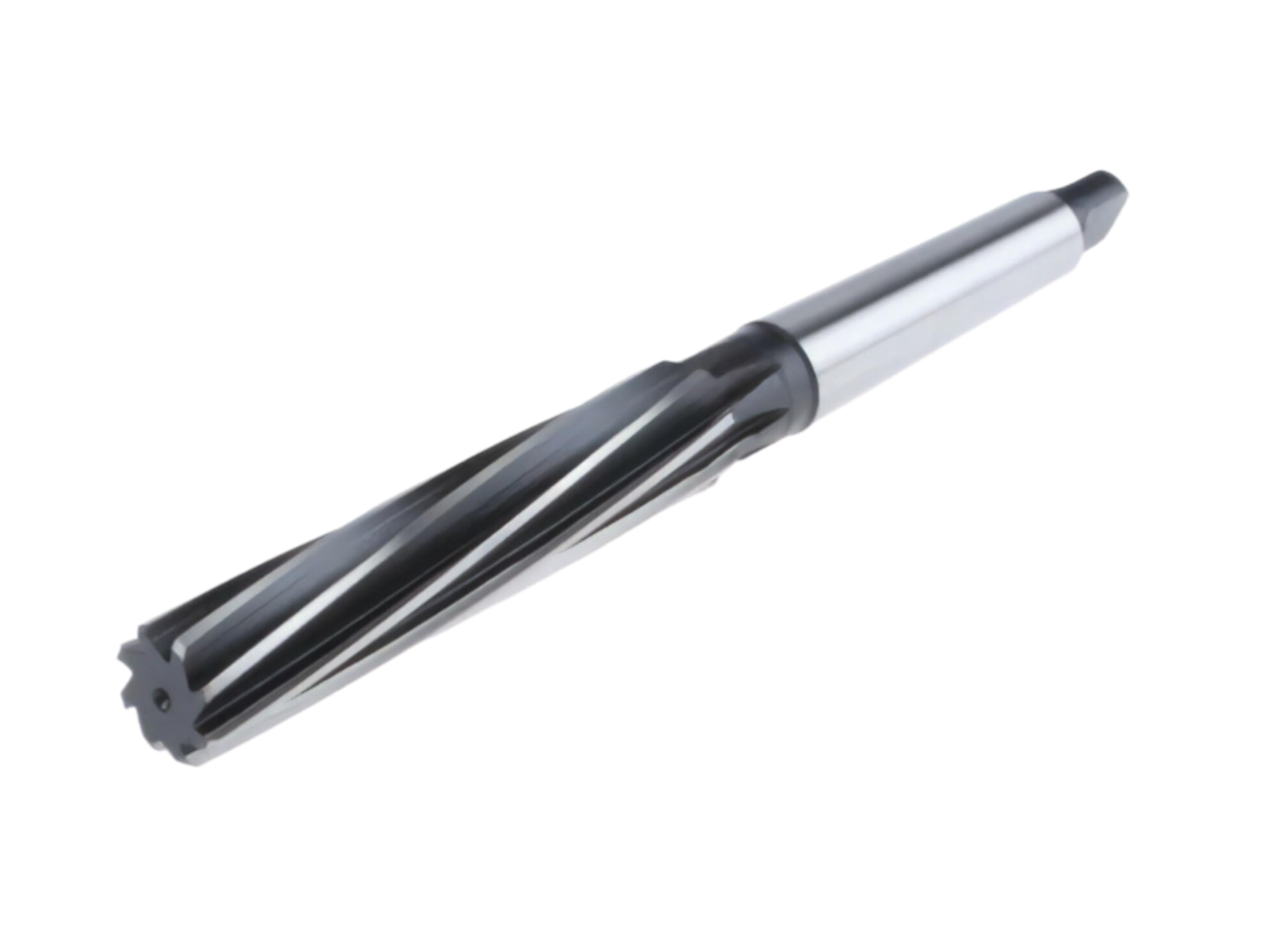TAURISH HSS Machine Reamer Dia 1-1/2" with Taper Shank MT 4 - Cut Edge 6", OAL 12-5/16"