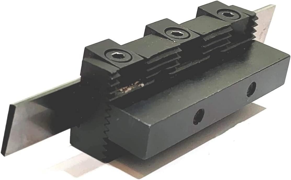 Adjustable Center Height Parting Cut Off Tool Holders for Metal Lathe Machines Shank 10 mm, Blade 1/2" Wide