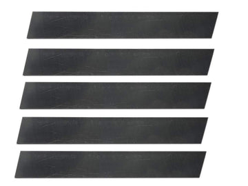 Set of 5 HSS Blades 3/32" x 5/8" (Wide) x 5" (Long) for Lathe Parting Cut Off & Tool Holders - Hard & Ground M2