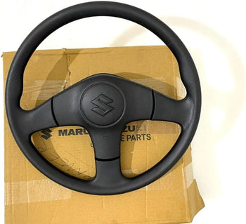 TAURISH Steering Wheel With Horn Button Black Color Suzuki Samurai SJ410 SJ413 Jimny