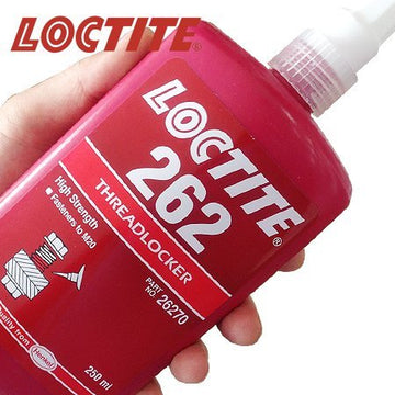 Loctite 262 Threadlocker Red Liquid 250 ml Bottle - 26241 [PRICE is per BOTTLE]