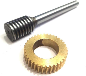 EN31 Alloy Steel Worm & Gunmetal Gear Set (Worm Gear For 4"/ 100 mm Tilting Rotary table)