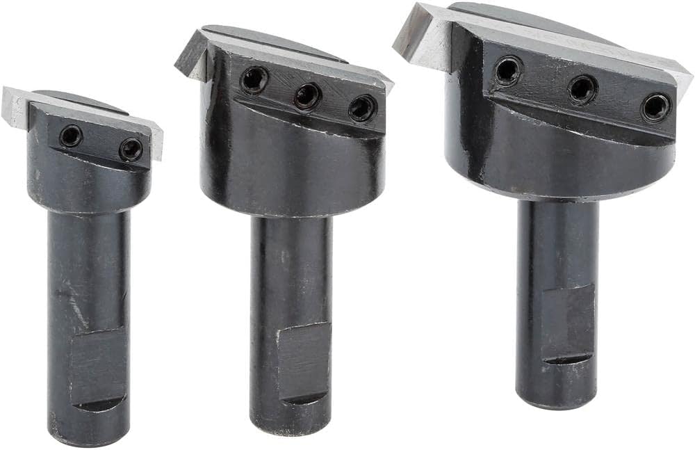 Grizzly H5935 Fly Cutter Set with Tool Bits, 1/2-Inch