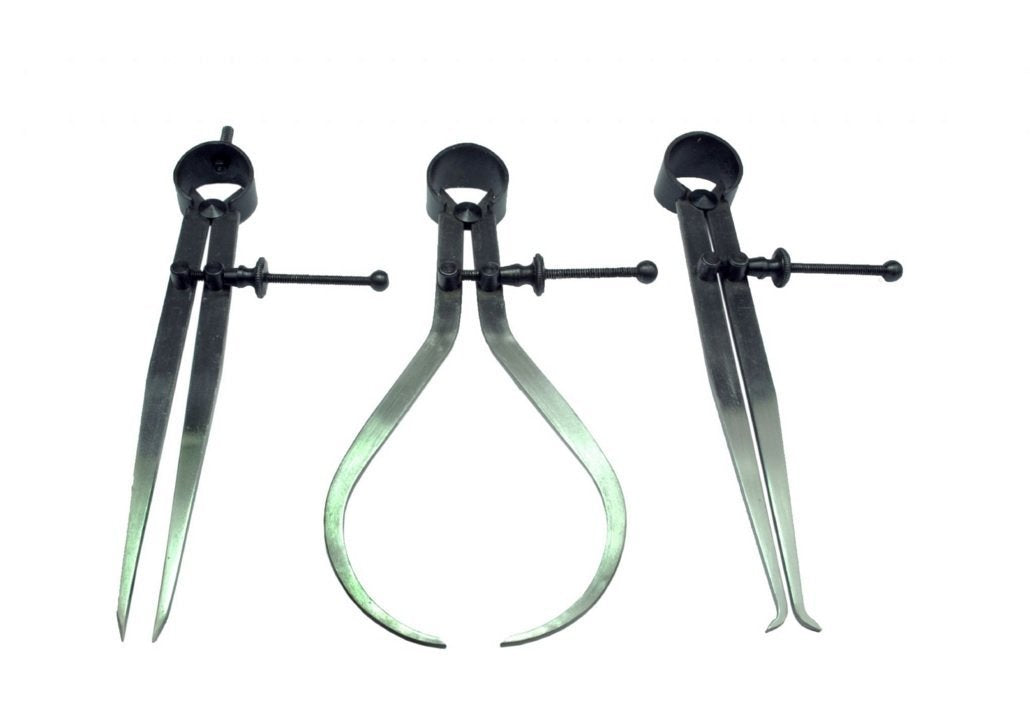Omex New Spring Caliper 12" / 300Mm - 3 Piece Set Inside Outside Divider