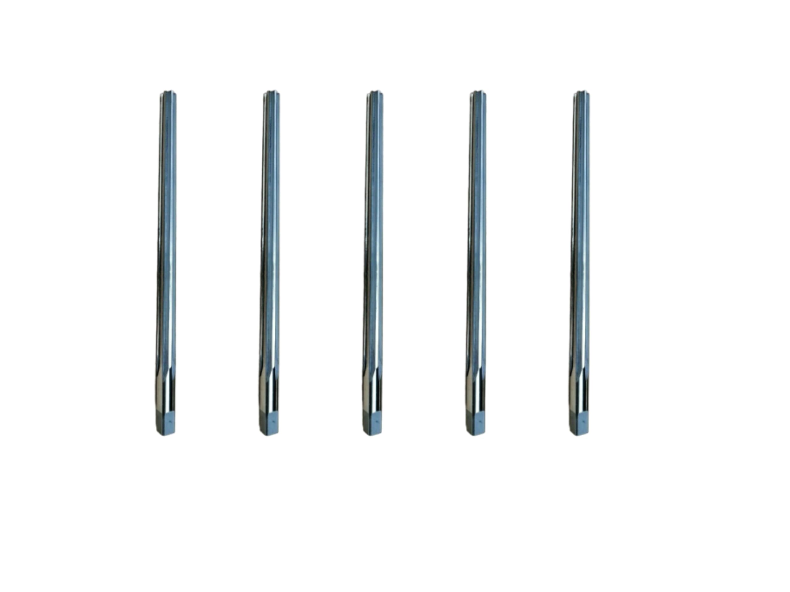TAURISH HSS Hand Taper Pin Reamer Set of 5 Sizes, 1/8" to 1/4", Precision Reamers for Tapered Holes, High-Speed Steel