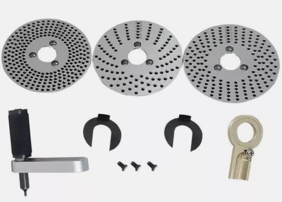 Taurish Dividing Indexing Plate Rotary Set Table Hv4 Plates For Hv6 Horizontal