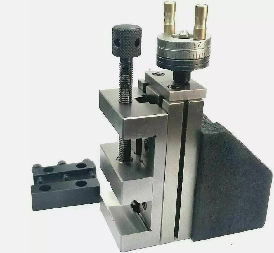 Taurish Mini Vertical Slide with 2"/50mm Steel Vice-Instant Milling Toolpost Lathe