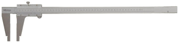 Mitutoyo 160-101 Vernier Caliper, Stainless Steel, Nib Style Jaw, 0-600mm Range, +/-0.05mm Accuracy, 0.02mm Resolution