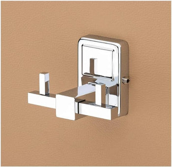 TAURISH Bathroom Cloth Hanger Door Wall Robe Hooks Rail for Hanging Keys,Clothes,Towel Steel Hook