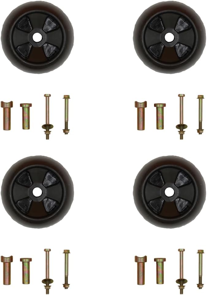 Reliable Aftermarket Parts Our Name Says It All (4) 5" x 2" Deck Wheels Fits John Deere M111489, AM116299