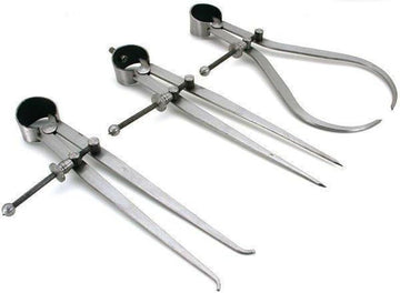 3 Inside Outside Divider Calipers Machinist Tool Set 12"
