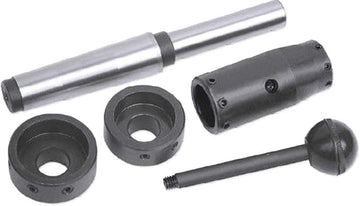 Factory Lathe Tailstock Floating Die Holder Set MT-3 - Multiple Die Holder for Threading in INCHES Round Dies