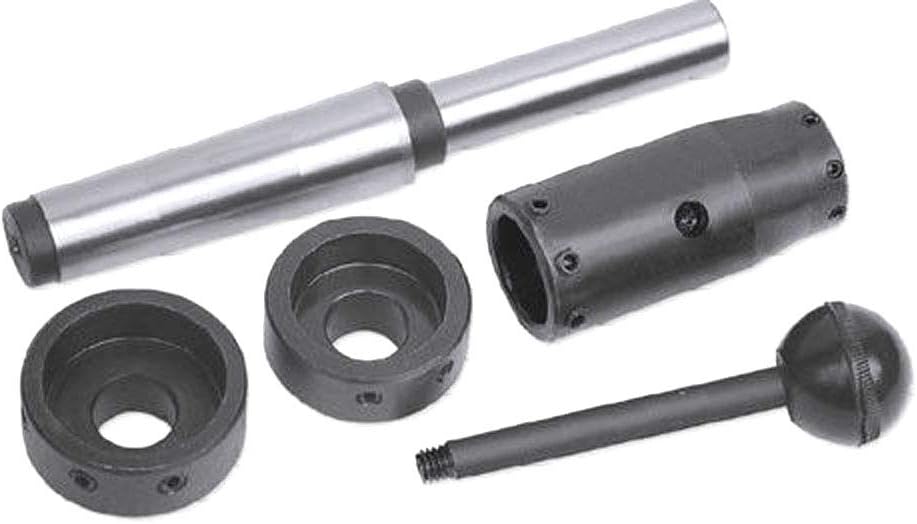 Factory Lathe Tailstock Floating Die Holder Set MT-3 - Multiple Die Holder for Threading in INCHES Round Dies