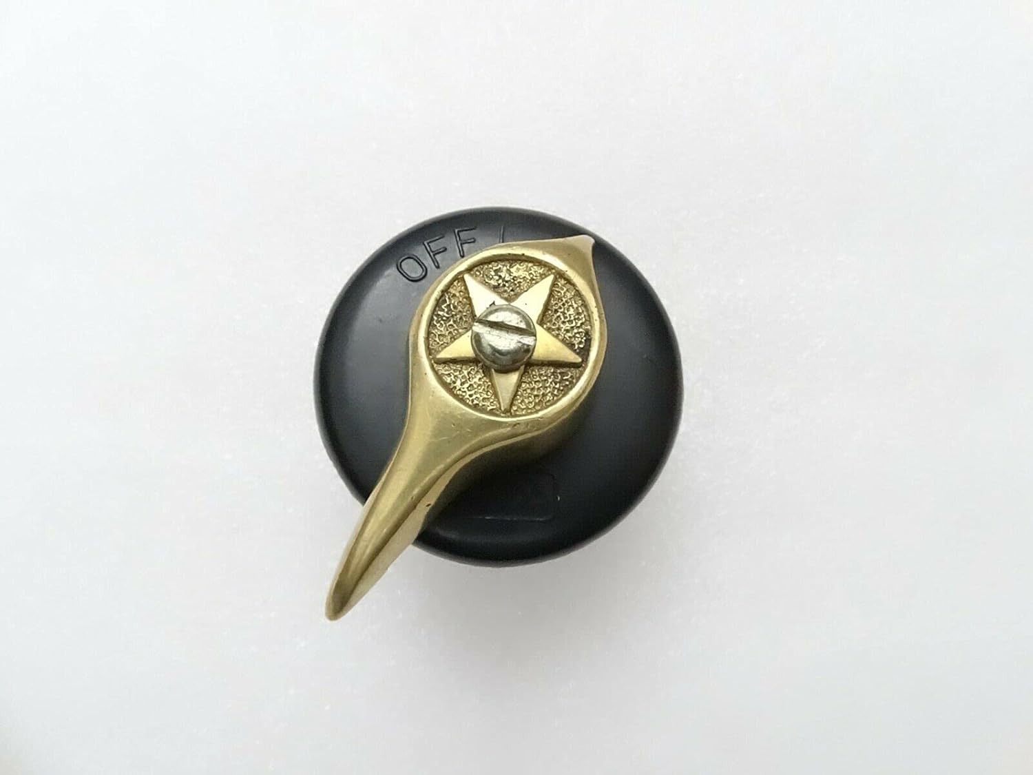 Royal Crusaders Head Light Switch Lucas Type Brass Knob BSA, Norton, Triumph, Ariel etc.