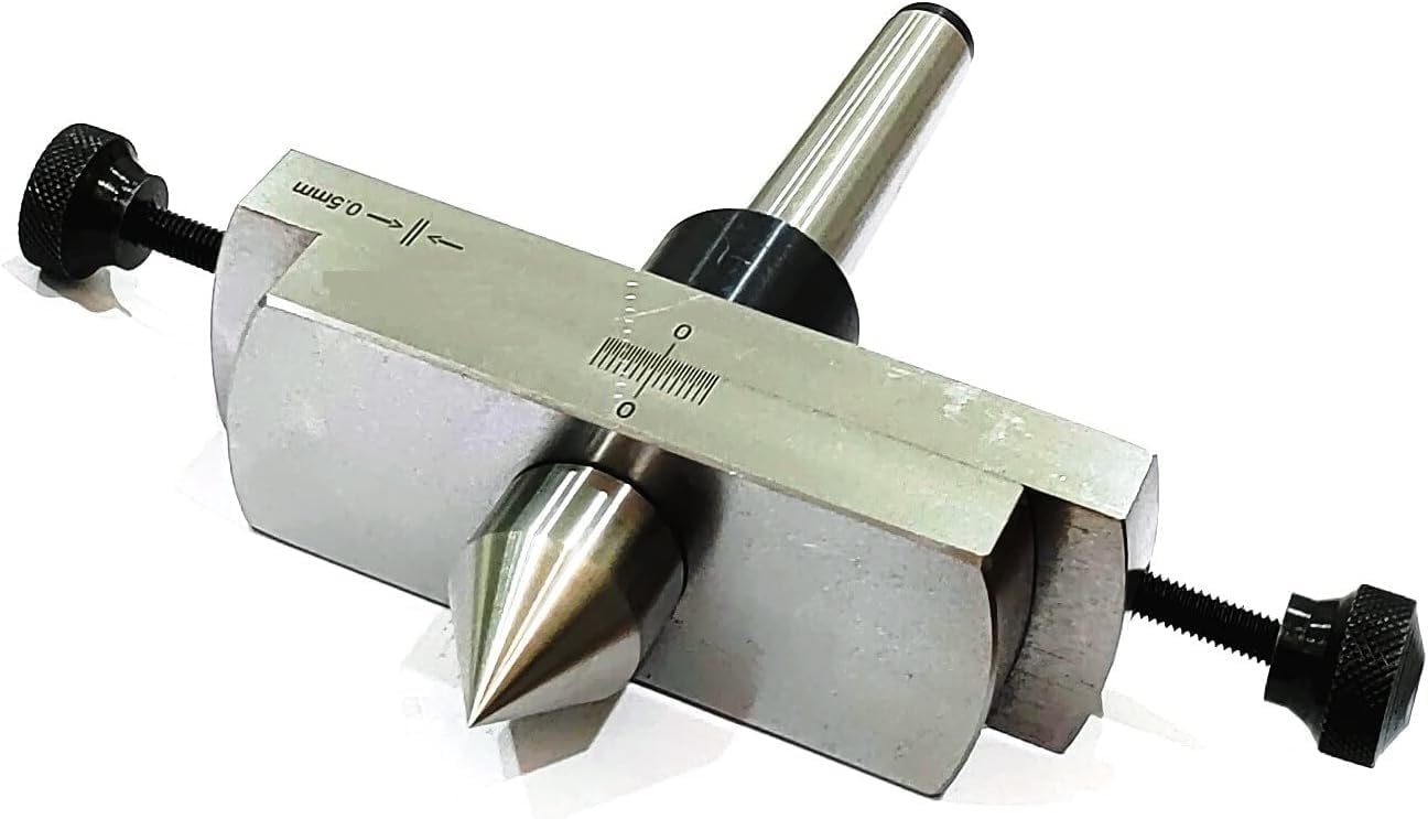 TAURISH Taper Metal Turning Attachment in 2MT Shank for Off-Setting Lathe's Tailstock