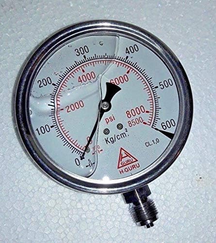 Diesel Injector Nozzle Pop Tester - Equivalent to EFEP 60 H 600KG 8500PSI Black