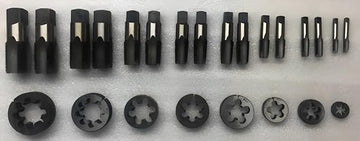 TAURISH BSP/BSPP (British Standard Pipe) Tap and Die Set 24 Pieces - 1/8" to 1"