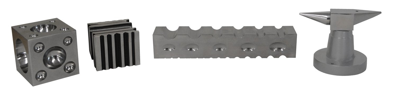 43-Piece Multi-Purpose Metal Forming Dapping Set w/Block, Anvil, & Swage Jewelry Making Repair Metal Forming Tool