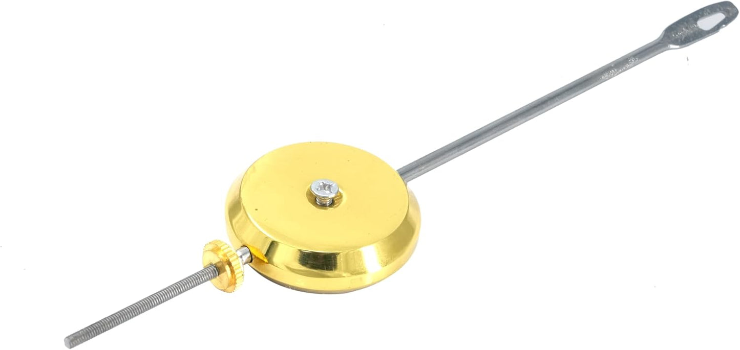 Universal Brass Pendulum bob Adjustable Fitting Wall Clocks Mantle Clock Part 165mm Long