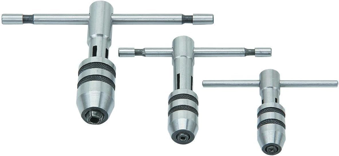 TAURISH Adjustable T-Handle Tap Wrench Set – 3 Piece M1-M4 / M4-M8 / M6-M12