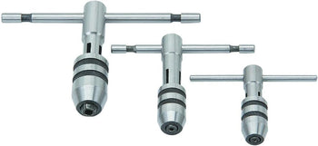 TAURISH Adjustable T-Handle Tap Wrench Set – 3 Piece M1-M4 / M4-M8 / M6-M12