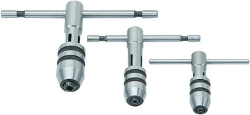 TAURISH Adjustable T-Handle Tap Wrench Set – 3 Piece M1-M4 / M4-M8 / M6-M12