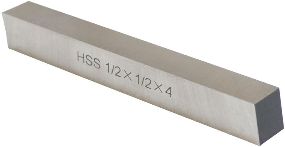 5 Pc 1/2'' x 1/2'' x 4'' HSS Square Tool Bit Lathe Fly Cutter Mill Blank