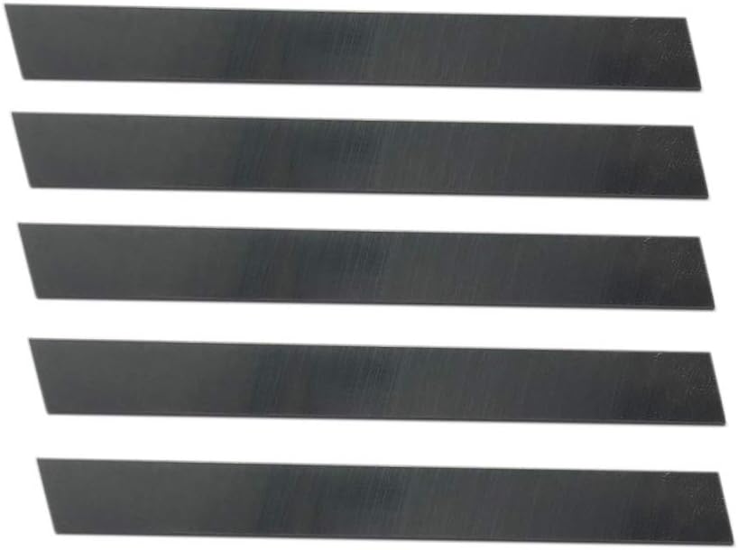 Set of 5 HSS Blades 3/32" x 1/2" (Wide) x 4.1/2" (Long) for Lathe Parting Cut off Tool Holders