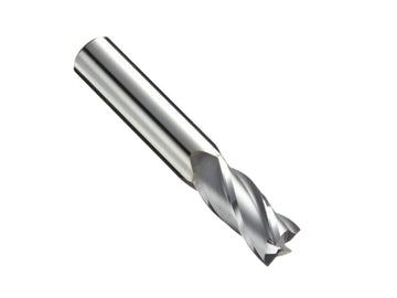 TAURISH HSS Parallel Shank End Mill - Cutter Dia 1-3/8", Shank 1", OAL 4-5/8", Cutting Edge 2-1/8"