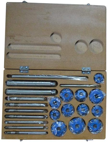 Cei Valve Seat Cutter Set 24 Pcs Carbide Tipped Chevy Ford Cleveland Gmc