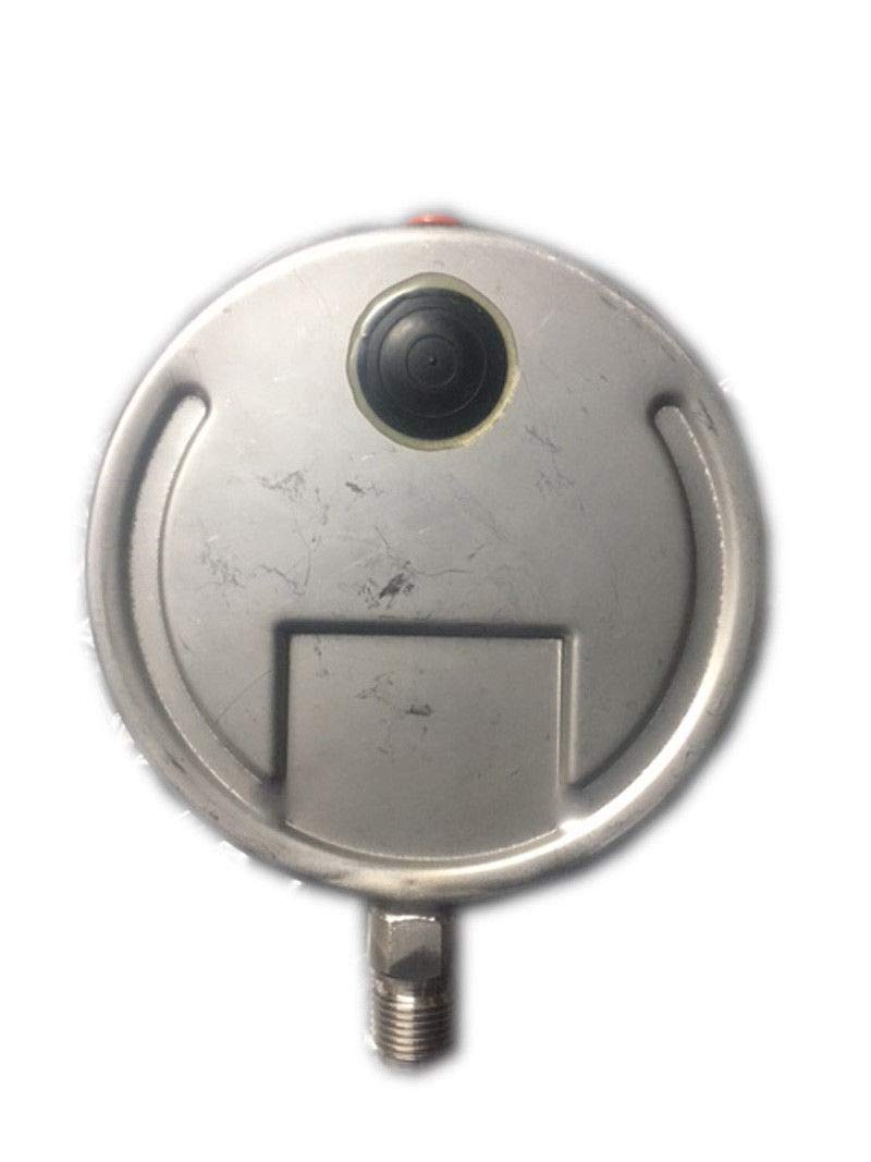 Pressure Gauge: Glycerin Filled, Dual Scale 0-700 BAR & 0-10000 PSI, 100 mm Dial