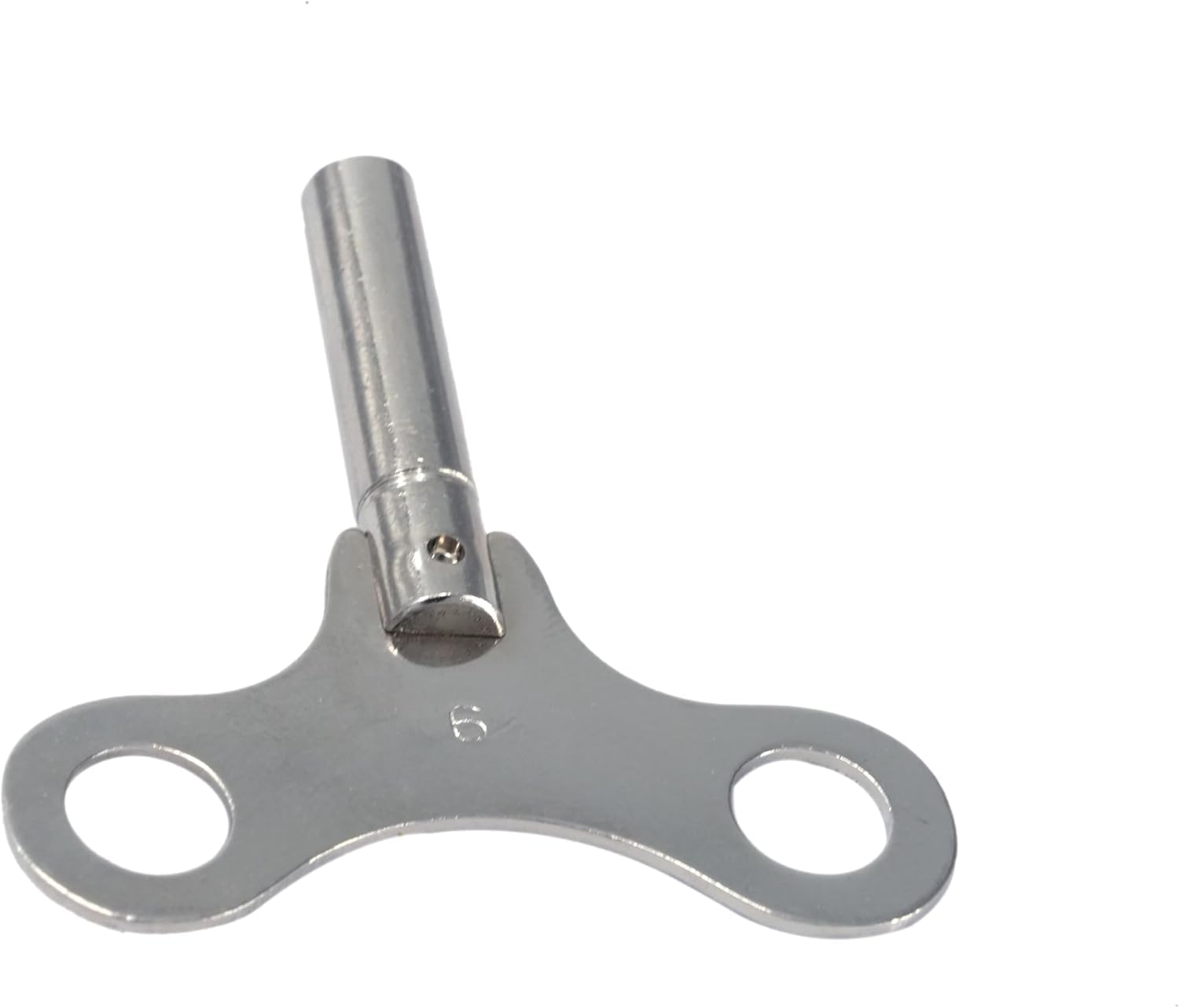 Nickel Plated Solid Brass Made Key for Clock Winding Mechanical Clock Crank Winder Key Tool