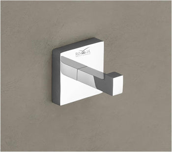 TAURISH Carter Rob Hook Bathroom Accessory Stainless Steel 304 Chrome Finish Rustproof Wall Mounted Hook for Towels, Robes, and Clothes