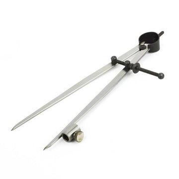 TAURISH 12" Precision Compass Pencil Holder/Spring Divider/Scriber
