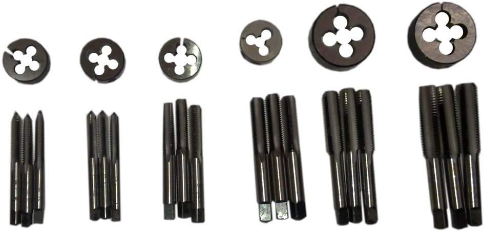HSS BSF TAP DIE SET 3/16" - 1/2" HARD TO FIND 24 PCS SET - BRITISH STANDARD FINE - HSS SET