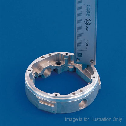 Mitutoyo 531-128 Vernier Calipers, Stainless Steel, for Inside, Outside, Depth and Step Measurements, Inch/Metric, 0"/0mm-6"/150mm Range, +/-0.0011"/0.03mm Accuracy, 0.001"/0.02mm Resolution, 40mm Jaw Depth