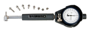 Mitutoyo 511-771-20 Bore Gage, 18-35mm Range, +/-0.002mm Accuracy, 0.001mm Graduation, with 2109AB-10 Dial Gage