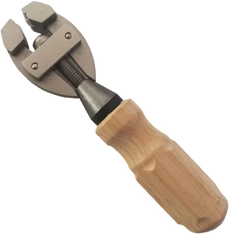 Tds Online Store Hand Vise, Adjustable, Hollow Handle, Wire Working, Drawing, Brown, Modern, Tool Steel, 0.159kg, 0.25in Clamp Depth