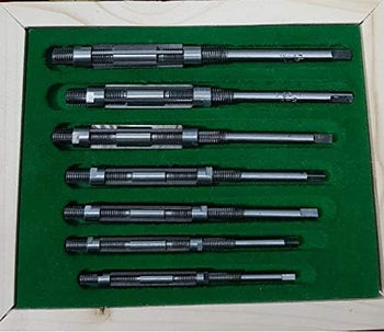 OMEX HSS MICRO ADJUSTABLE HAND REAMER 7 PIECE SET 1/4