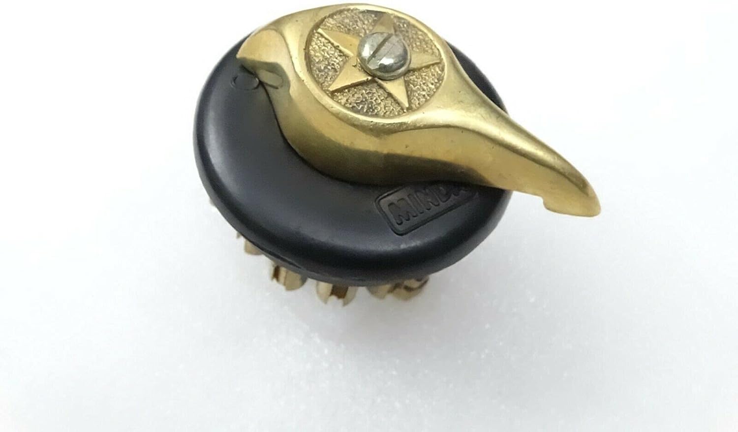 Royal Crusaders Head Light Switch Lucas Type Brass Knob BSA, Norton, Triumph, Ariel etc.