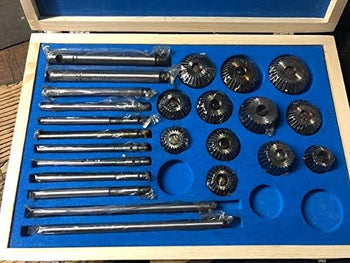 Valve Seat & Face Cutter Set/Kit - 12 Pcs Set for Vintage Cars & Bikes in Wooden Box