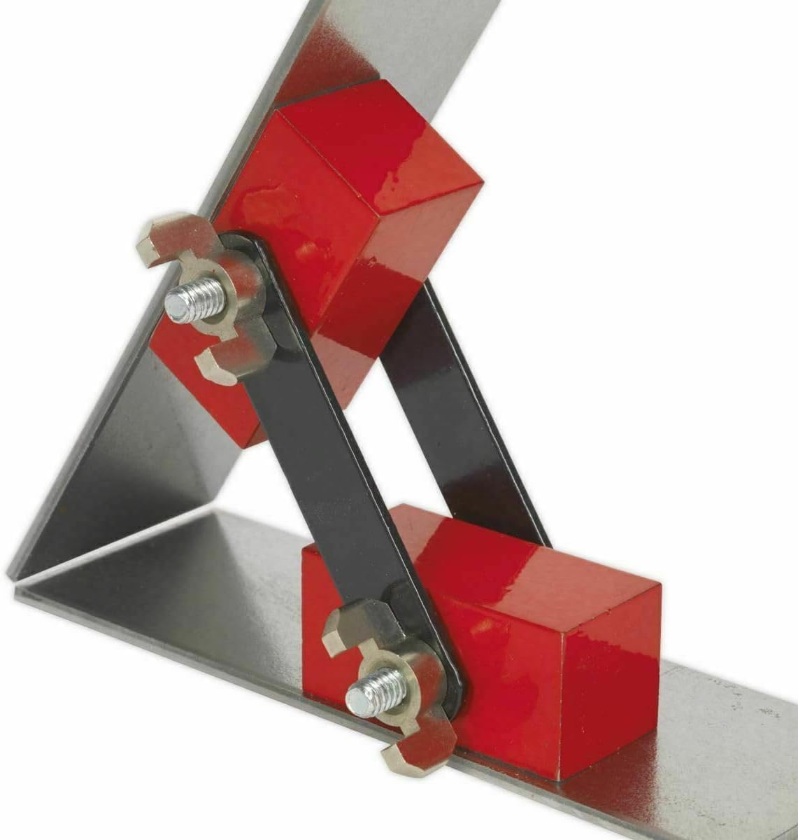 TAURISH Magnetic Adjustable Welding Clamp Link 2-1/4" x 1" x 1" Magnetic Adjustable Links for Sheet Metal Work, Welding, Brazing, Toolroom & Workshop Applications