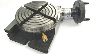 TAURISH New 4" Inches (100 mm) Quality Regular Rotary Table for Milling Machines