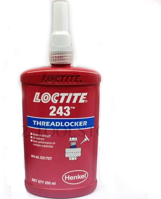 Loctite New Lot 243 250ml Threadlocker Medium Strength Premium Pack