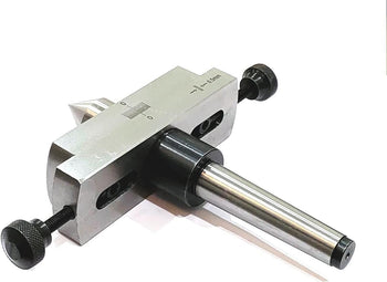 TAURISH Taper Metal Turning Attachment in 2MT Shank for Off-Setting Lathe's Tailstock