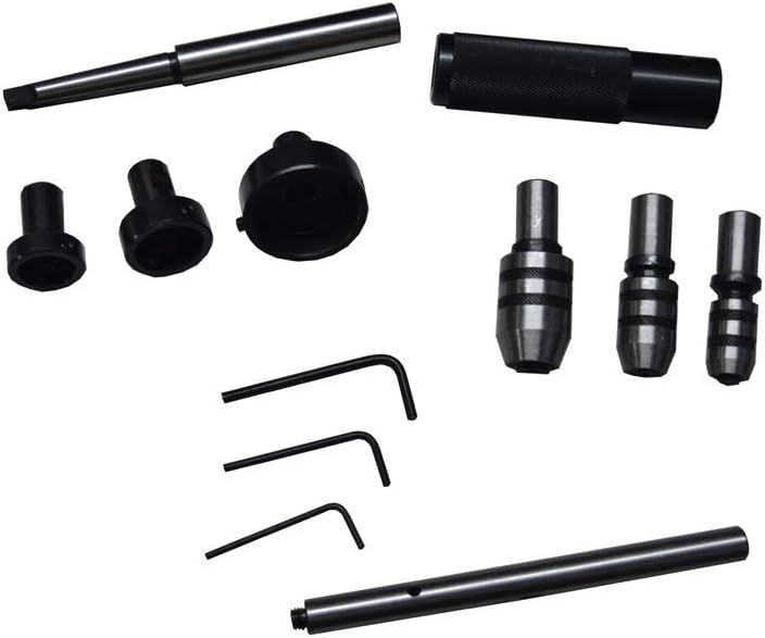 AI Lathe Tailstock Tap Die Holder Set Mt 3 - Complete Solution For Tapping Threading Reaming Drilling - 3 Mt Shank - Exclusive